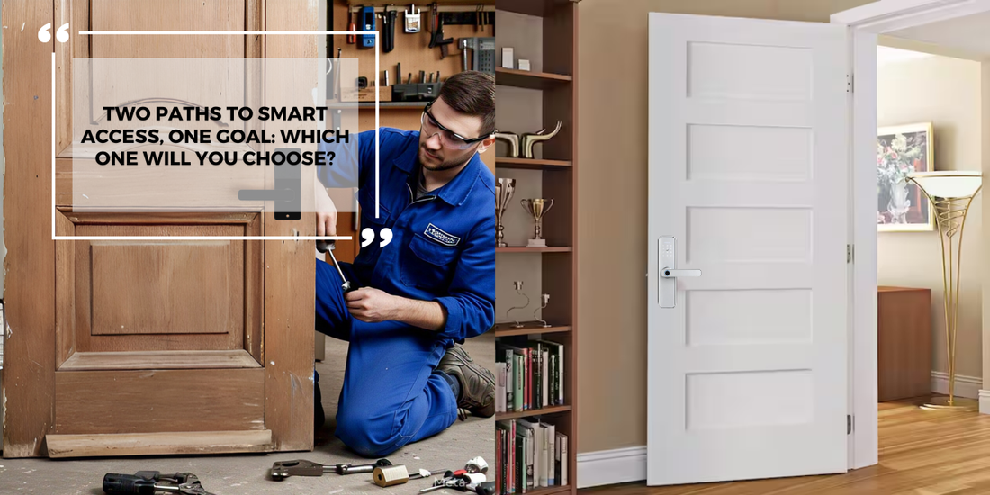 Smart Door Lock Installation: Modify Your Door or Buy a Pre-Fab?