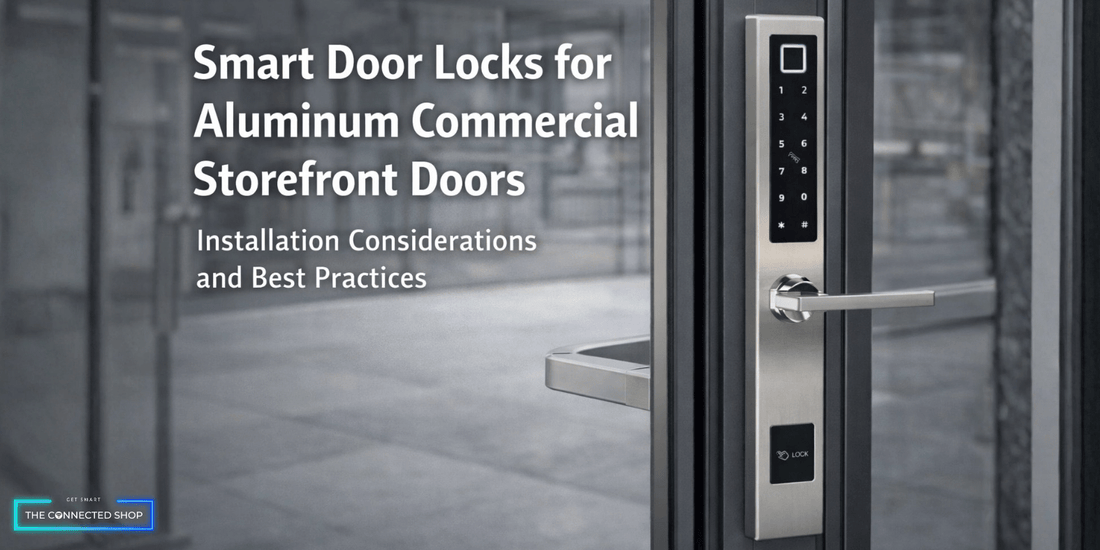 Smart Door Locks on Commercial Aluminum Doors: What to Consider Before Installation