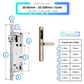 Smart Door Lock Slim - 35-92mm (22x330mm) - Gold -
