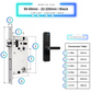Universal Smart Door Lock Camera - 50-50mm (22x220mm) - Black -