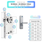 Universal Smart Door Lock Camera - 50-50mm (22x220mm) - Silver -