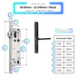 Smart Door Lock Sleek Black 3585 240mm