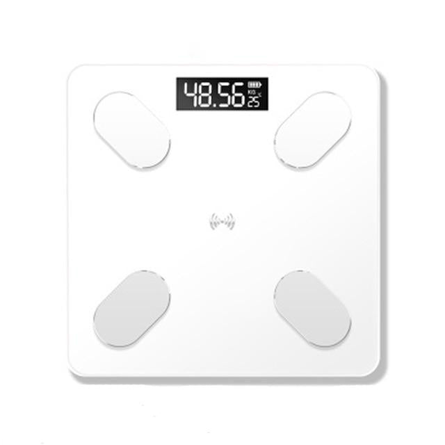 Bluetooth Body Scale - White - -