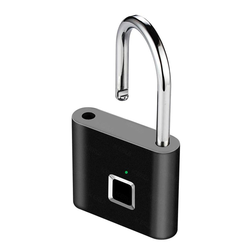 Fingerprint Lock Smart Padlock - Silver - No Mobile App -