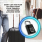 Luggage Fingerprint Padlock - Black - -