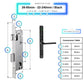 Sliding Door Smart Door Lock - 28-85mm (22x240mm) - Black - No WiFi Gateway