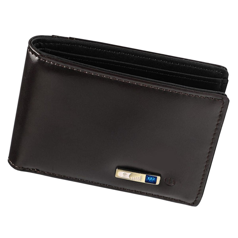 Smart Bluetooth Wallet Bifold - Coffee - -