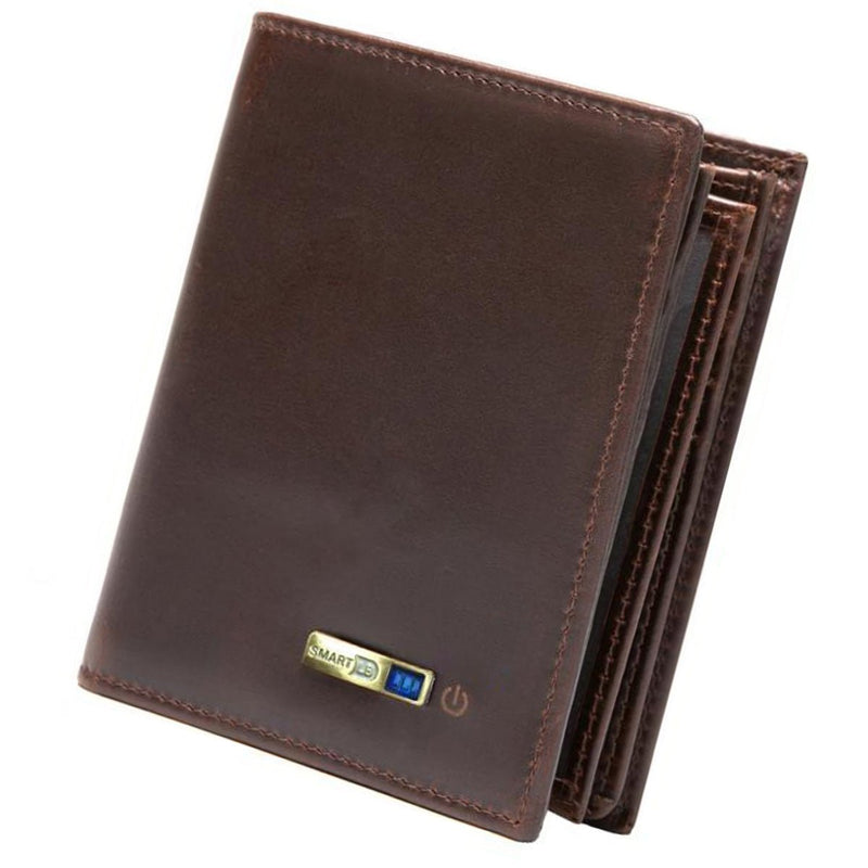 Smart Bluetooth Wallet - Coffee - -