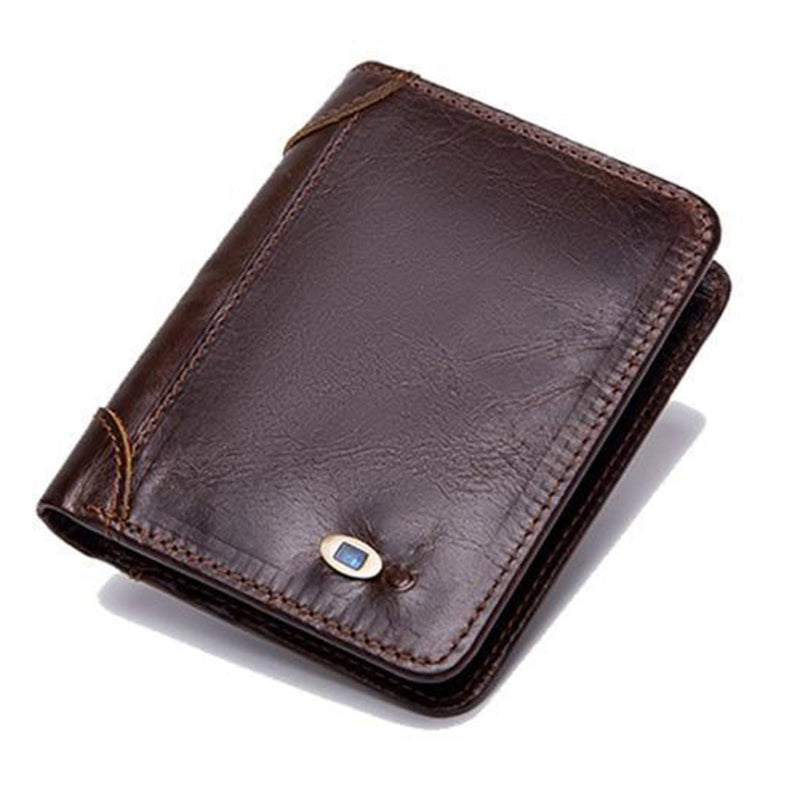 Smart Card Holder Slim Bluetooth Tracker - Coffee - -