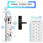 Smart Door Lock - 35-85mm (22x240mm) - Black -