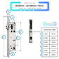 Smart Door Lock Sleek - Silver - 35-85mm (22x330mm)