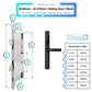 Smart Door Lock Slim - 35-85mm (22x270mm) Sliding Door - Black -