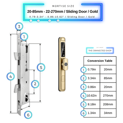 Smart Door Lock Slim Knob