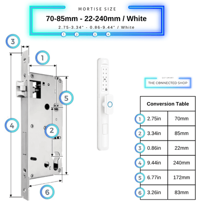 Smart Door Lock Slim Knob