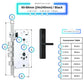 Smart Door Lock Thick - 60-68mm (24x240mm) - Black - No WiFi Gateway