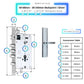 Smart Door Lock Thick - 60-68mm (30x240mm) Multipoint - Silver - No WiFi Gateway