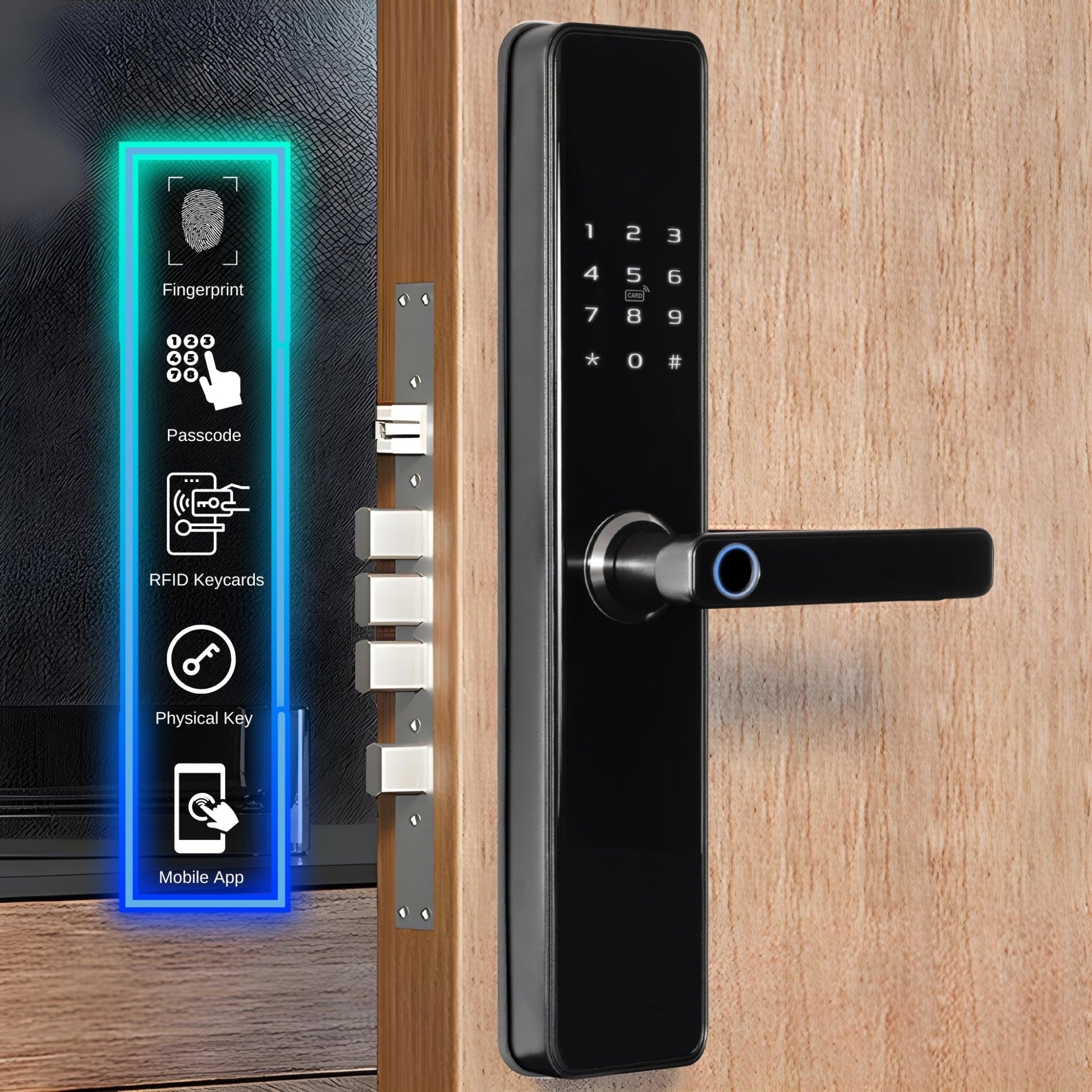 Smart_Door_Lock_Thick black