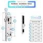Smart Door Lock Thin - 45-85mm (22x240mm) - Silver - No WiFi Gateway