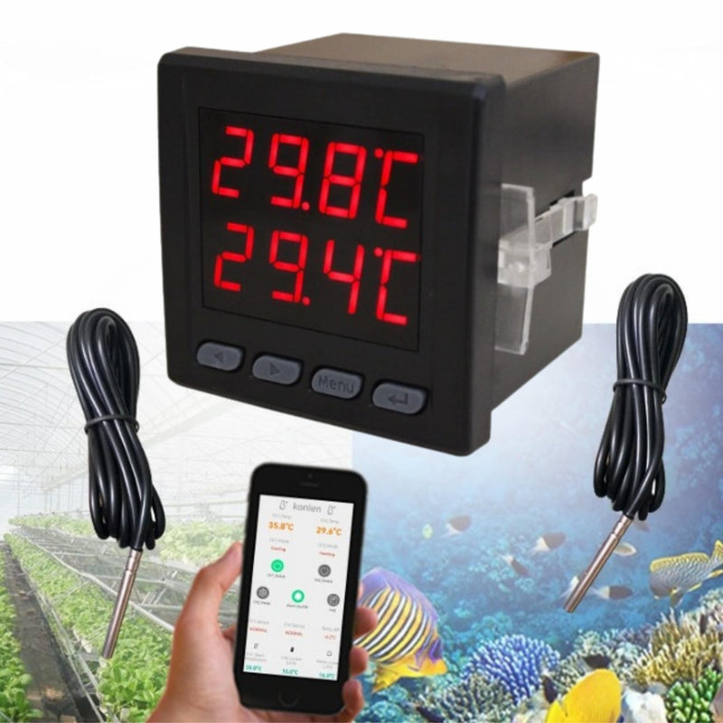 Smart Dual Temperature Controller - Black - -