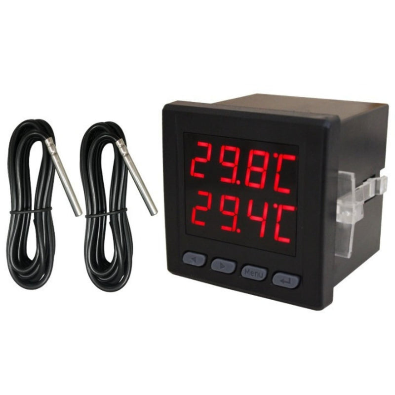 Smart Dual Temperature Controller - Black - -