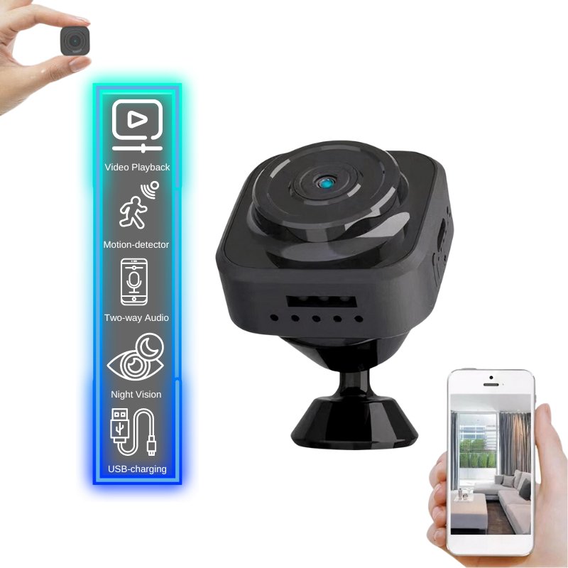 Smart Mini Camera Monitor - No Card - -