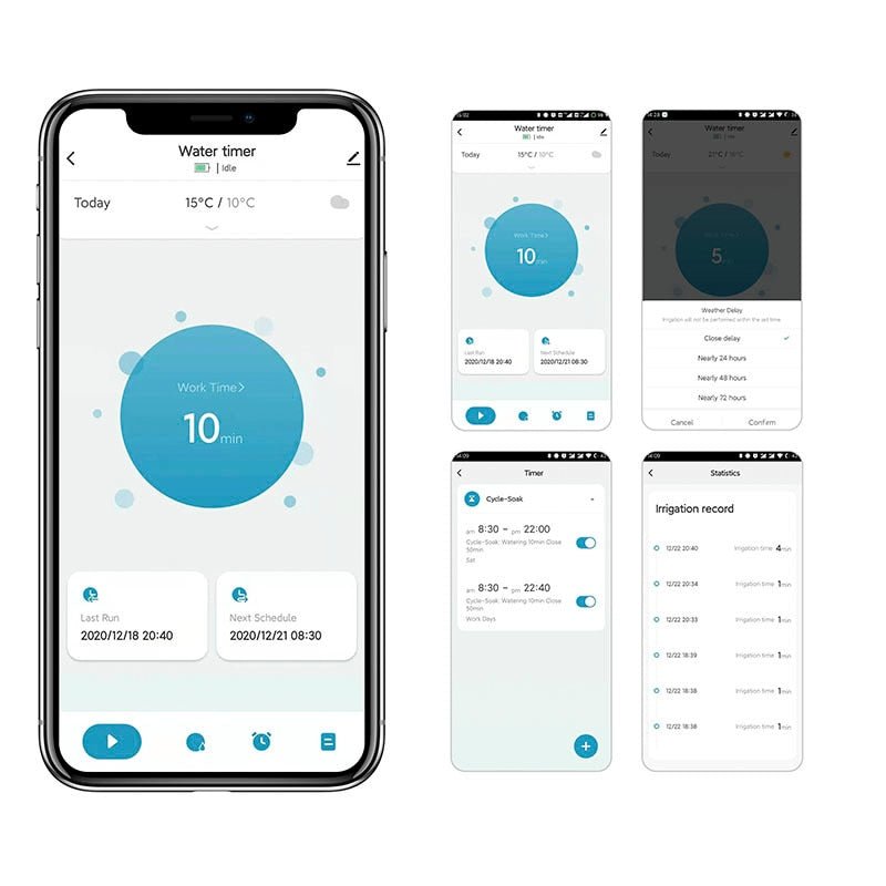 Smart Watering Timer Irrigation Controller - With WiFi Gateway - -