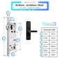 Universal Smart Door Lock Camera - 45-85mm (22x240mm) - Black -