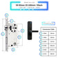 Universal Smart Door Lock Camera - 50-50mm (22x160mm) - Black -